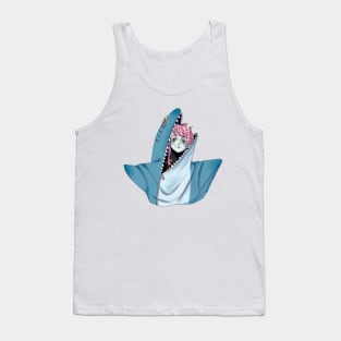 Shark suite haloween Tank Top